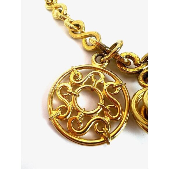 Vintage Gold Celine Necklace 1990s - Picture 4 of 10